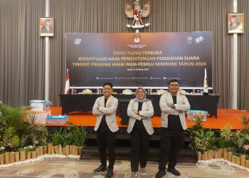 Bawaslu Tebo Hadiri Pleno KPU Provinsi