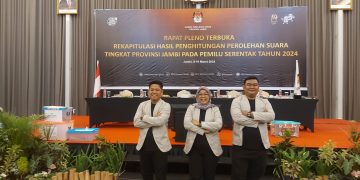 Bawaslu Tebo Hadiri Pleno KPU Provinsi