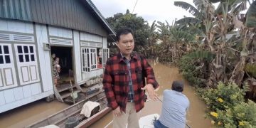 Abun Yani Kembali Sisir Wilayah Taman Rajo Yang Terdampak Banjir
