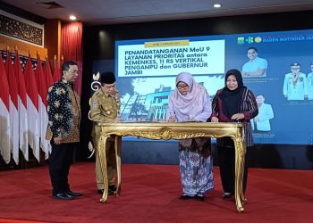 Pemprov Jambi MoU dengan 11 RS Vertikal Kemenkes untuk 9 Layanan Prioritas Kesehatan