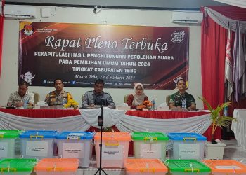 Antusiasme Tinggi di Rapat Pleno KPU Kabupaten Tebo untuk Rekapitulasi Suara Pemilu