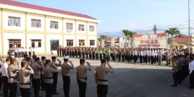 Polres Kerinci Turunkan 272 Personel Pengamanan Kunjungan Presiden Jokowi