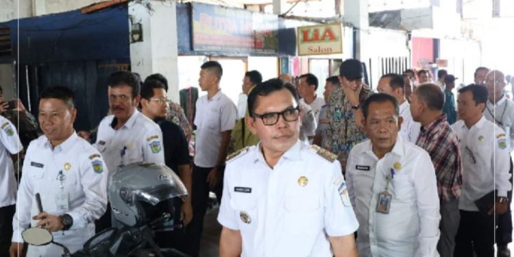 Wako Ahmadi dampingi Direktur Logistik Kamendagri lakukan pengecekan Justifikasi teknis dan pedagang