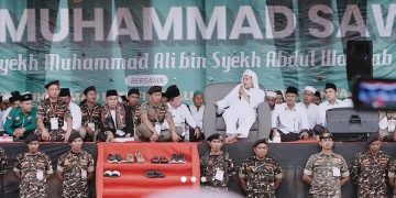 Gubernur Al Haris Hadiri Peringatan Isra Miraj Bersama Habib Luthfi di Tungkal Ulu