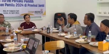Crown Indonesia Rilis Hasil Survei, Politik Uang Tidak Signifikan Berpengaruh ke Pemilih
