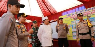 Bupati Tinjau Pos PAM Lebaran di Desa Pematang Lumut, Pastikan Kesiapan Arus Balik