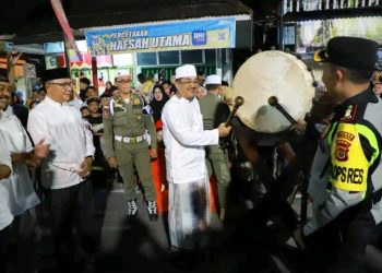 Gema Malam Takbir: Bupati Tanjab Barat Buka Festival Pawai Takbiran Idul Fitri 1445 H