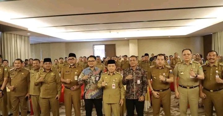 Bupati Tanjabbar Ikuti Rakor Sinergi dan Penguatan Pemberantasan Korupsi Kepala Daerah se-Provinsi Jambi