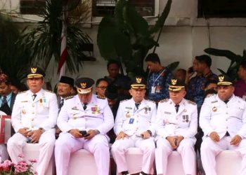 Wabup Hairan Hadiri Upacara Peringatan Hari Otonomi Daerah ke- XXVIII Tahun 2024