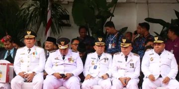 Wabup Hairan Hadiri Upacara Peringatan Hari Otonomi Daerah ke- XXVIII Tahun 2024