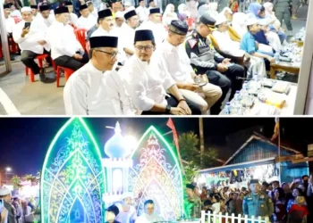 Ketua Komisi II DPRD Tanjab Barat Hadiri Festival Pawai Takbiran Idul Fitri 1445 H