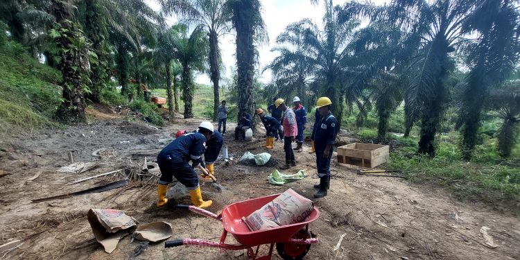 Tim Gabungan Polda, TNI dan PHR Zona 1 Jambi Field Tutup Ratusan Sumur Tambang Ilegal