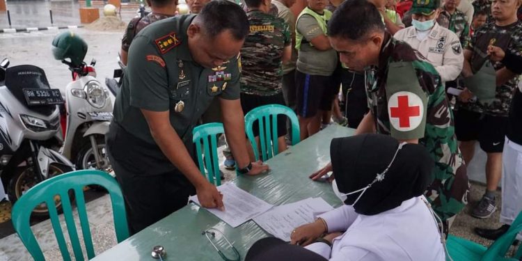 Uji Kemampuan Fisik, Kodim 0417/Kerinci Gelar Kesegaran Jasmani Militer