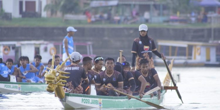Akan Gelar Latihan Perdana di Sungai Pengabuan, Dragon Boat Podsi Tanjab Barat Siap Diturunkan