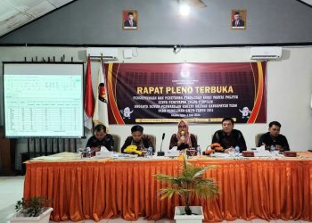 KPU  Tebo Tetapkan Peraih Suara Pileg 2024