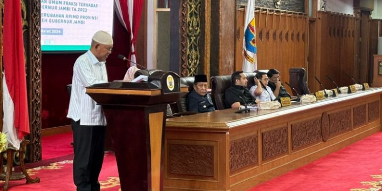 Catatan Fraksi-fraksi DPRD Terkait LKPj Gubernur Jambi, Dari Batu Bara Hingga Proyek Multiyears
