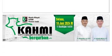 MW Kahmi Jambi Kurban 4 Sapi dan 4 Kambing di Idul Adha 1445 H