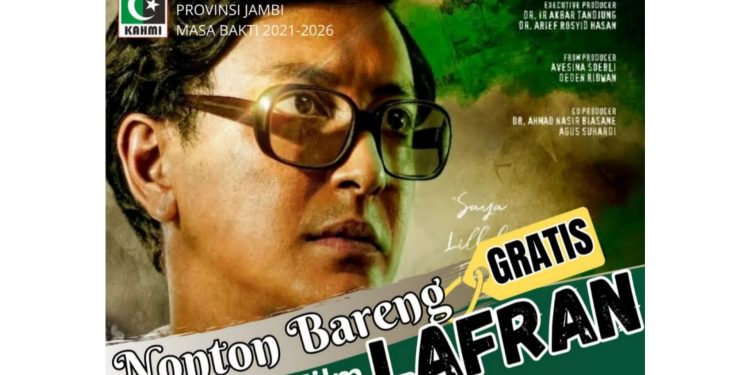 Bangkitkan Semangat dan Militansi Kader, KAHMI Jambi Nobar Film Lafran pada 25 Juni