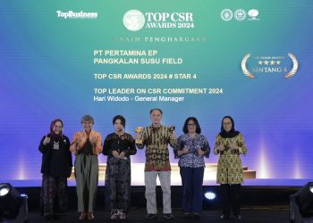 Pertamina Hulu Rokan Zona 1 Raih Penghargaan di Ajang Top CSR Awards 2024