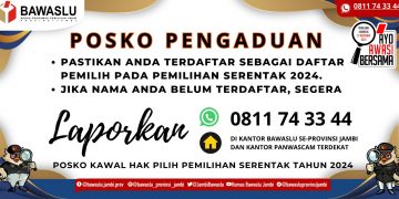 Bawaslu Jambi Dirikan Posko Kawal Hak Pilih