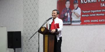 Rakerprov Kormi Jambi, Edi Purwanto: Rumuskan Program Bugar Gembira untuk Masyarakat