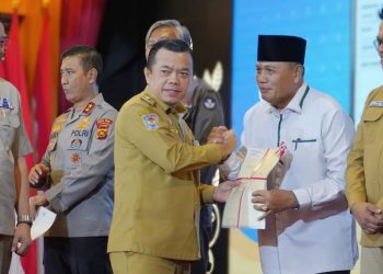 Gubernur Al Haris Launching Implementasi Sertifikat Elektronik pada 4 Kantor Layanan Pertanahan Daerah