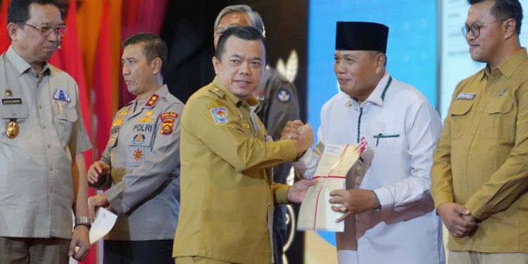 Gubernur Al Haris Launching Implementasi Sertifikat Elektronik pada 4 Kantor Layanan Pertanahan Daerah