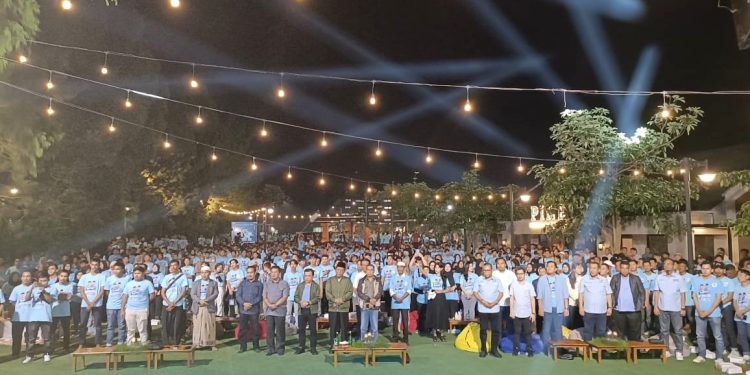 Lanjutkan Jambi Mantap, Deklarasi Dukungan Ribuan Milenial Menggema untuk Haris-Sani
