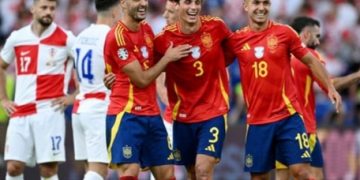 Menyala! Usai Bantai Kroasia 3 – 0, Spanyol Puncaki Grup Neraka Euro 2024