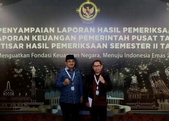 Bupati Anwar Sadat Hadiri Penyerahan LHP LKPP 2023