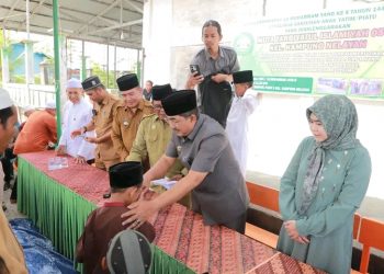 Peringati 10 Muharram 1446 H, Bupati Anwar Sadat Berikan Santunan Anak Yatim/Piatu dan Kaum Duafa