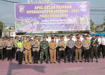 Bupati UAS ikuti Gelar Pasukan Operasi Patuh Siginjai 2024