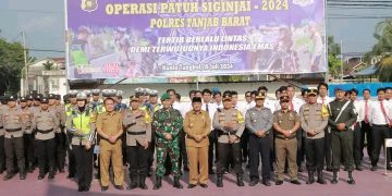 Bupati UAS ikuti Gelar Pasukan Operasi Patuh Siginjai 2024