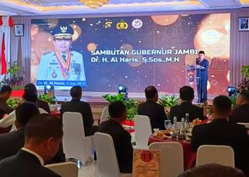 Hadiri Peringatan Hari Bhayangkara ke-78, Ini yang Disampaikan Gubernur Al Haris