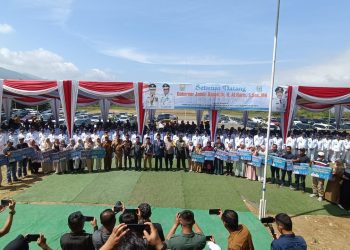 Gubernur Al Haris Hadiri Pengukuhan Perpanjang Masa Jabatan Kades se-Kabupaten Kerinci