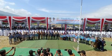 Gubernur Al Haris Hadiri Pengukuhan Perpanjang Masa Jabatan Kades se-Kabupaten Kerinci