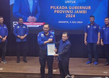 Resmi! Demokrat Usung Haris-Sani di Pilgub Jambi 2024