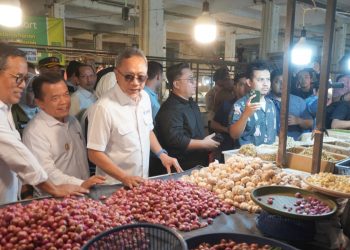 Gubernur Al Haris Dampingi Mendag Zulhas Tinjau Pasar Talang Banjar Kota Jambi