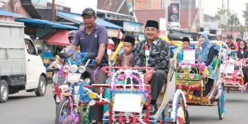 Meriahkan Hari Jadi ke-59 Tanjab Barat dan HUT ke-79 RI, Pemkab Tanjab Barat gelar Sunatan Massal