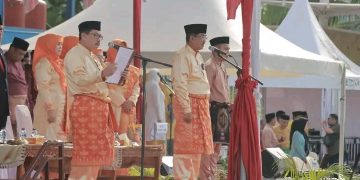 Bupati UAS Pimpin Upacara Peringatan Hari Jadi Kabupaten Tanjab Barat Ke-59