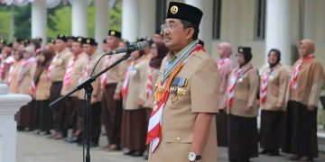 Bupati Tanjung Jabung Barat Pimpin Upacara Peringatan HUT Pramuka ke-63