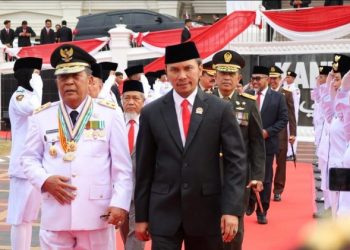 Edi Purwanto Bacakan Teks Proklamasi di Upacara HUT ke 79 RI