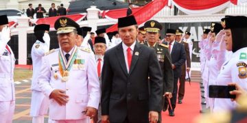 Edi Purwanto Bacakan Teks Proklamasi di Upacara HUT ke 79 RI