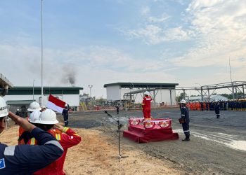 Rayakan HUT ke – 79 RI, SKK Migas Sumbagsel Laksanakan Upacara di 3 Titik Lokasi KKKS