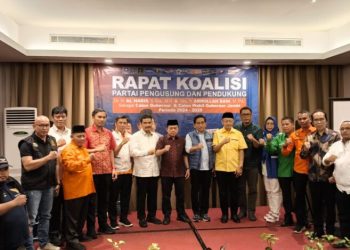 14 Partai Koalisi Al Haris-Sani Gelar Rapat Perdana, Dihadiri Cek Endra, H Bakri, SAH Hingga Edi Purwanto