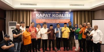 14 Partai Koalisi Al Haris-Sani Gelar Rapat Perdana, Dihadiri Cek Endra, H Bakri, SAH Hingga Edi Purwanto