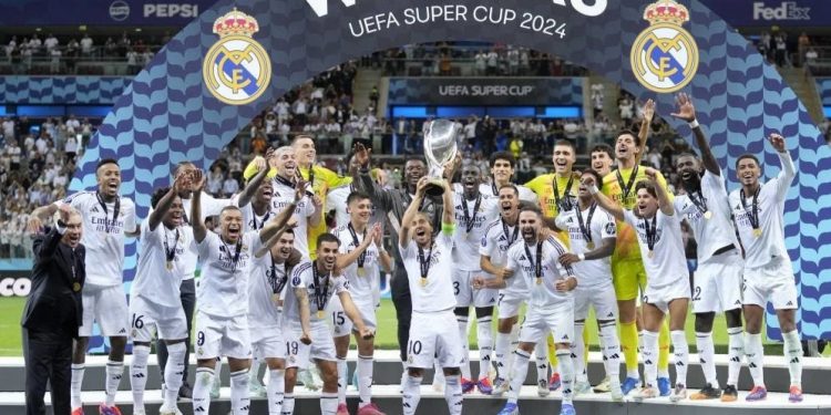 Kylian Mbappe Cetak Satu Gol, Real Madrid Juara Piala Super Eropa 2024!