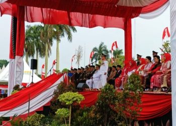 Gubernur Al Haris Pimpinan Upacara HUT ke-79 Republik Indonesia