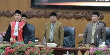 Bupati Anwar Sadat Hadiri Pelantikan 35 Anggota DPRD Tanjab Barat Periode 2024-2029