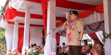 Al Haris Pimpin Apel Puncak Perayaan Pramuka ke-63 di Kota Sungai Penuh